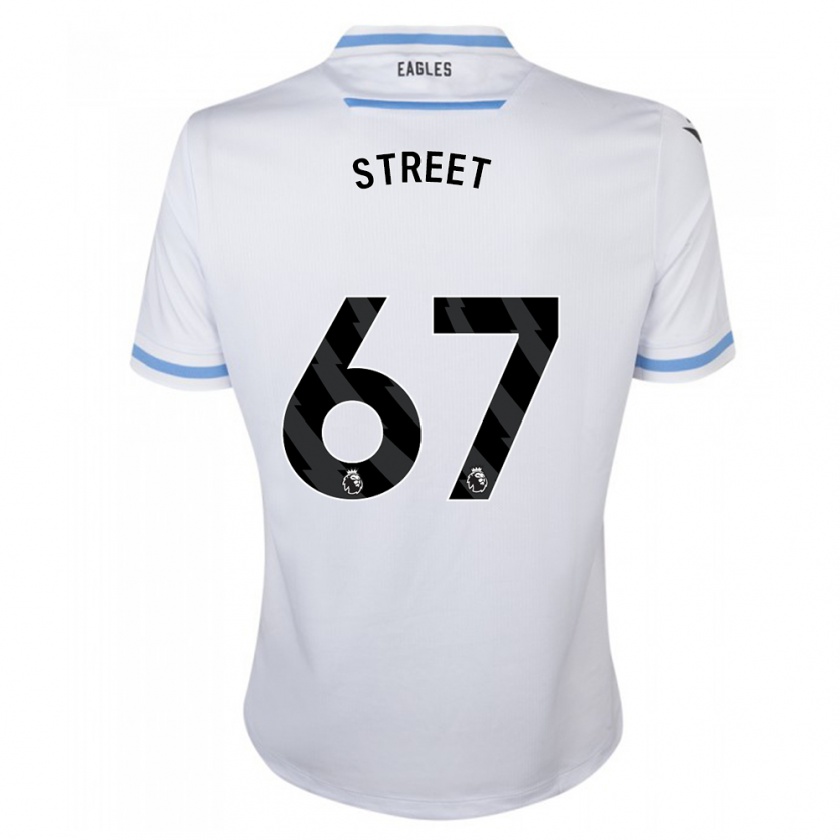 Kandiny Bambino Maglia Rob Street #67 Bianco Kit Gara Away 2023/24 Maglietta