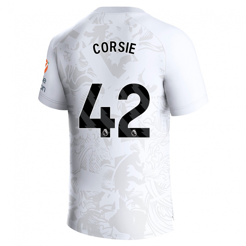 Kandiny Kinder Rachel Corsie #42 Weiß Auswärtstrikot Trikot 2023/24 T-Shirt Österreich