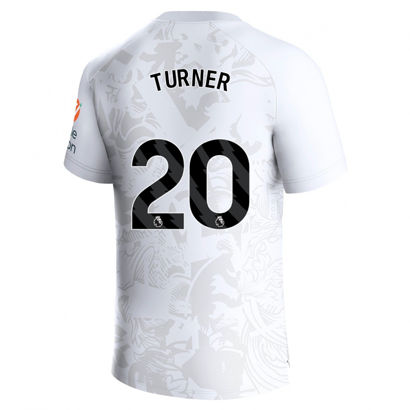 Kandiny Bambino Maglia Danielle Turner #20 Bianco Kit Gara Away 2023/24 Maglietta