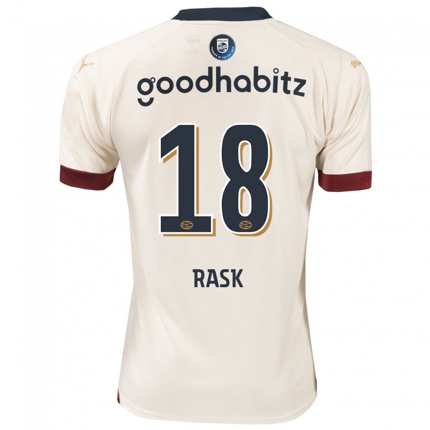 Kandiny Kinder Caroline Rask #18 Cremefarben Auswärtstrikot Trikot 2023/24 T-Shirt Österreich