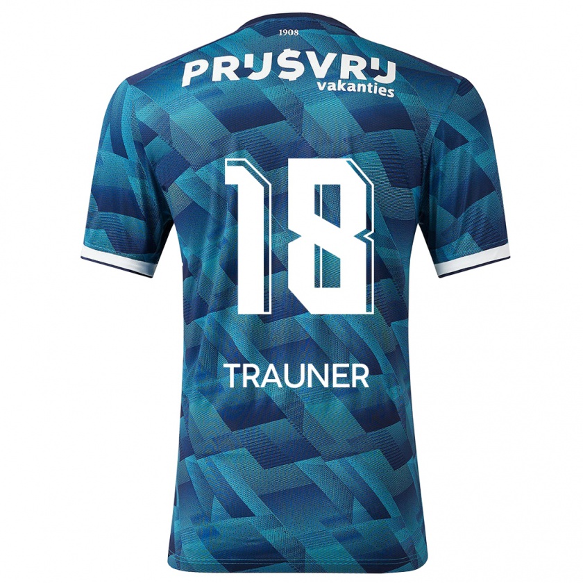 Kandiny Niño Camiseta Gernot Trauner #18 Azul 2ª Equipación 2023/24 La Camisa México