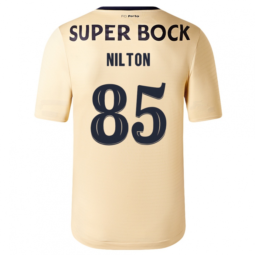 Kandiny Kinder Nilton #85 Beige-Gold Auswärtstrikot Trikot 2023/24 T-Shirt Österreich