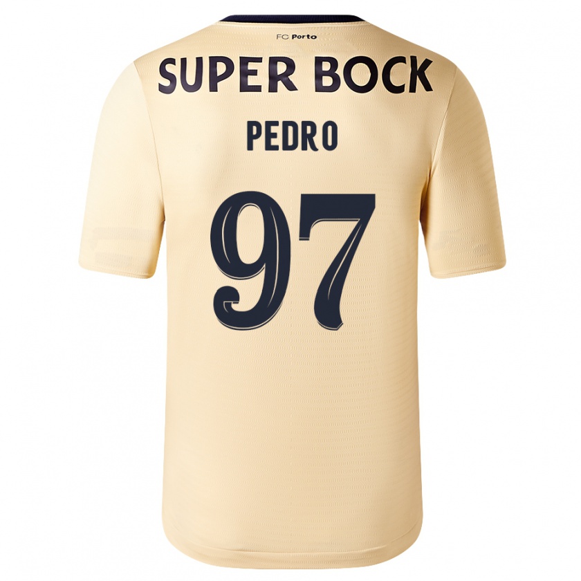 Kandiny Kinderen Zé Pedro #97 Beige-Gouden Uitshirt Uittenue 2023/24 T-Shirt België