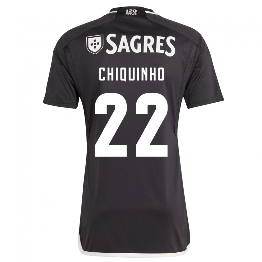 Kandiny Niño Camiseta Chiquinho #22 Negro 2ª Equipación 2023/24 La Camisa