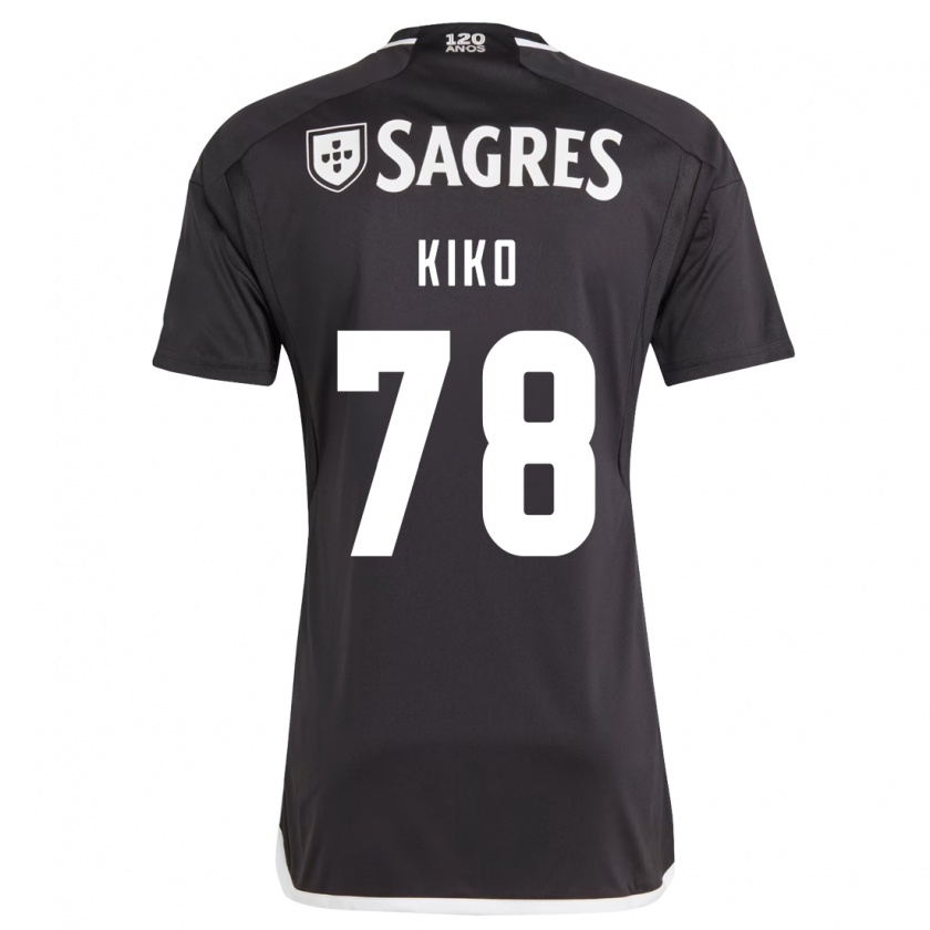 Kandiny Bambino Maglia Kiko #78 Nero Kit Gara Away 2023/24 Maglietta