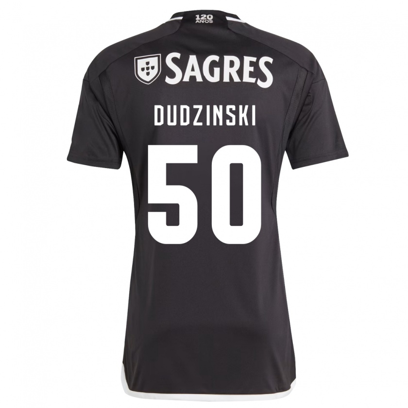 Kandiny Niño Camiseta Marcel Dudzinski #50 Negro 2ª Equipación 2023/24 La Camisa