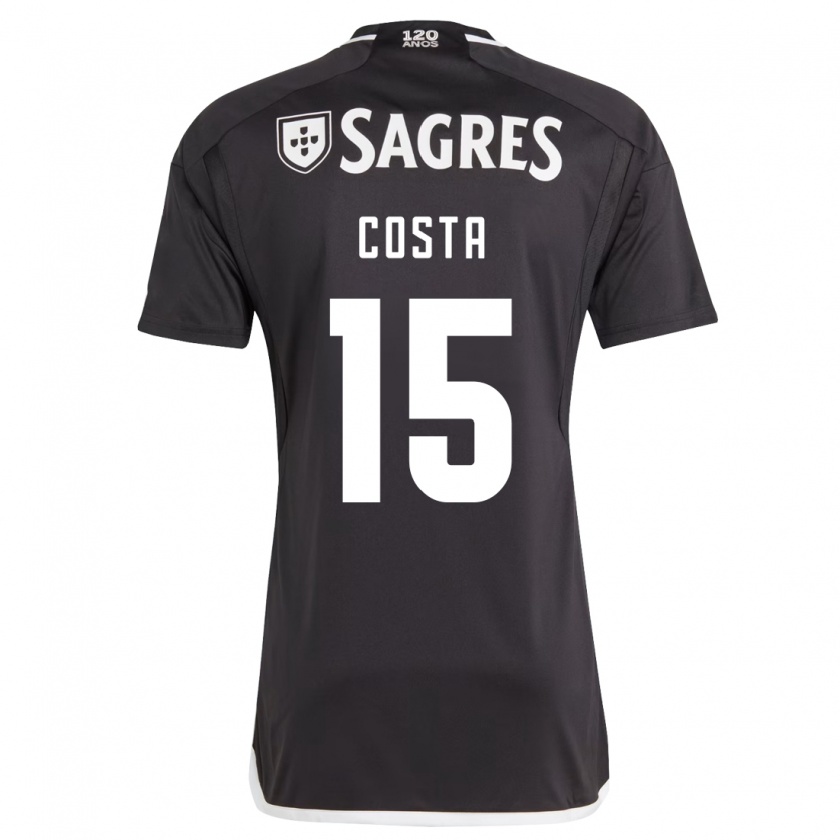 Kandiny Kinder Carole Costa #15 Schwarz Auswärtstrikot Trikot 2023/24 T-Shirt Österreich