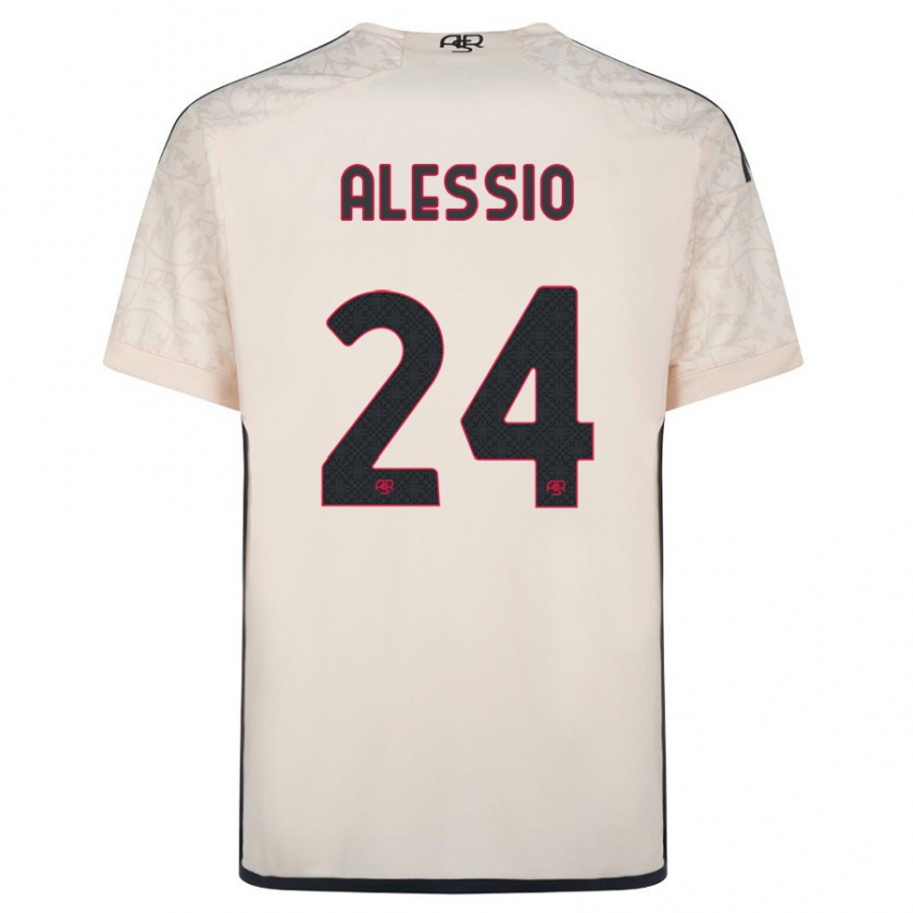 Kandiny Kinder Filippo Alessio #24 Cremefarben Auswärtstrikot Trikot 2023/24 T-Shirt Österreich