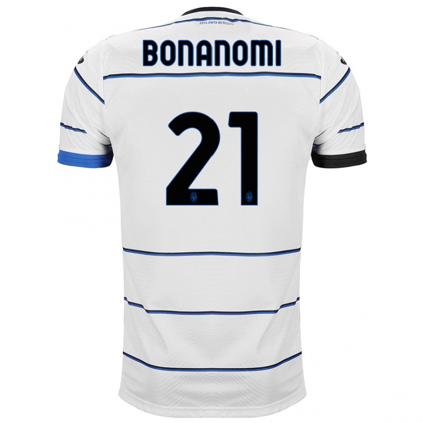 Kandiny Bambino Maglia Andrea Bonanomi #21 Bianco Kit Gara Away 2023/24 Maglietta