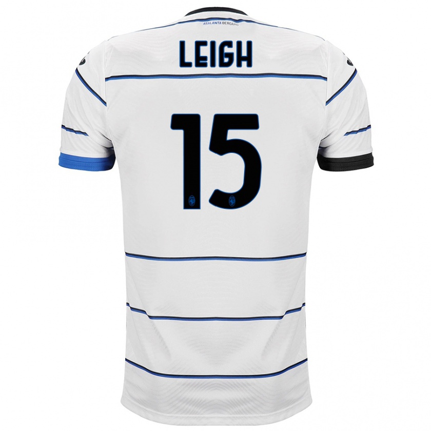 Kandiny Bambino Maglia Adrienne Leigh #15 Bianco Kit Gara Away 2023/24 Maglietta