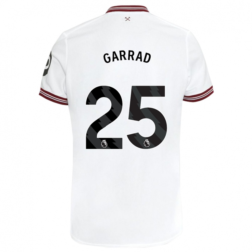 Kandiny Hombre Camiseta Grace Garrad #25 Blanco 2ª Equipación 2023/24 La Camisa