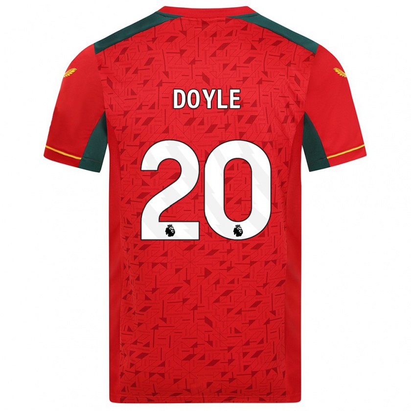 Kandiny Herren Tommy Doyle #20 Rot Auswärtstrikot Trikot 2023/24 T-Shirt Österreich