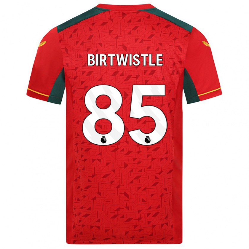 Kandiny Uomo Maglia Harry Birtwistle #85 Rosso Kit Gara Away 2023/24 Maglietta