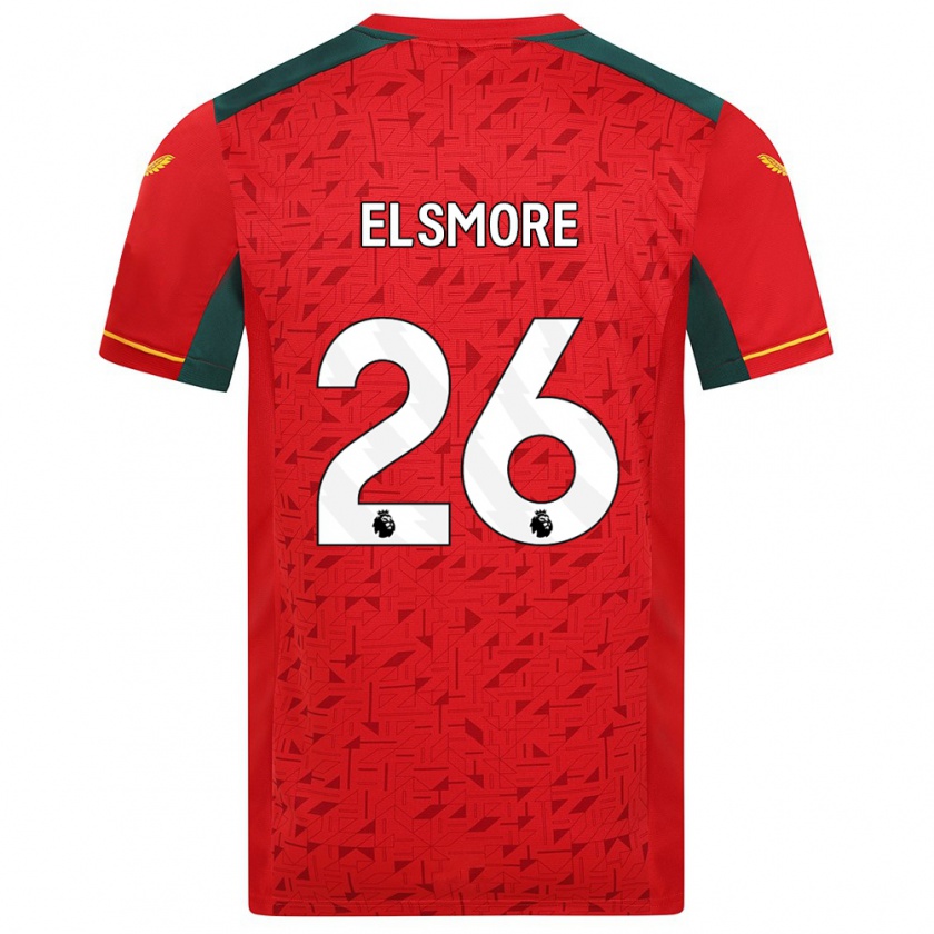 Kandiny Hombre Camiseta Ria Elsmore #26 Rojo 2ª Equipación 2023/24 La Camisa