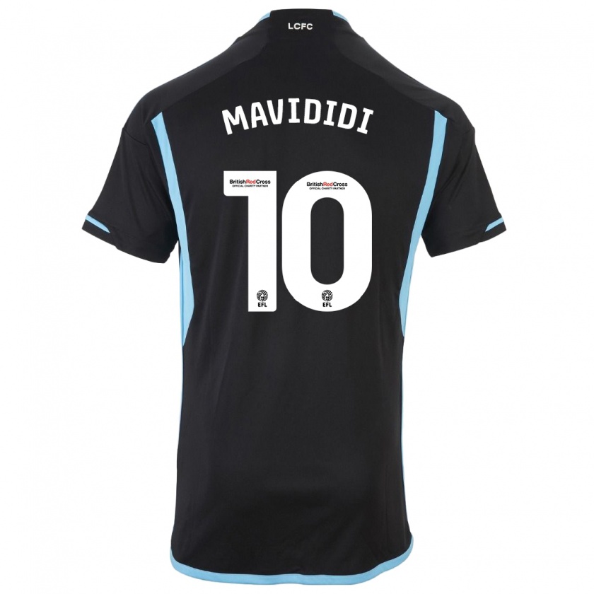 Kandiny Herren Stephy Mavididi #10 Schwarz Auswärtstrikot Trikot 2023/24 T-Shirt Österreich