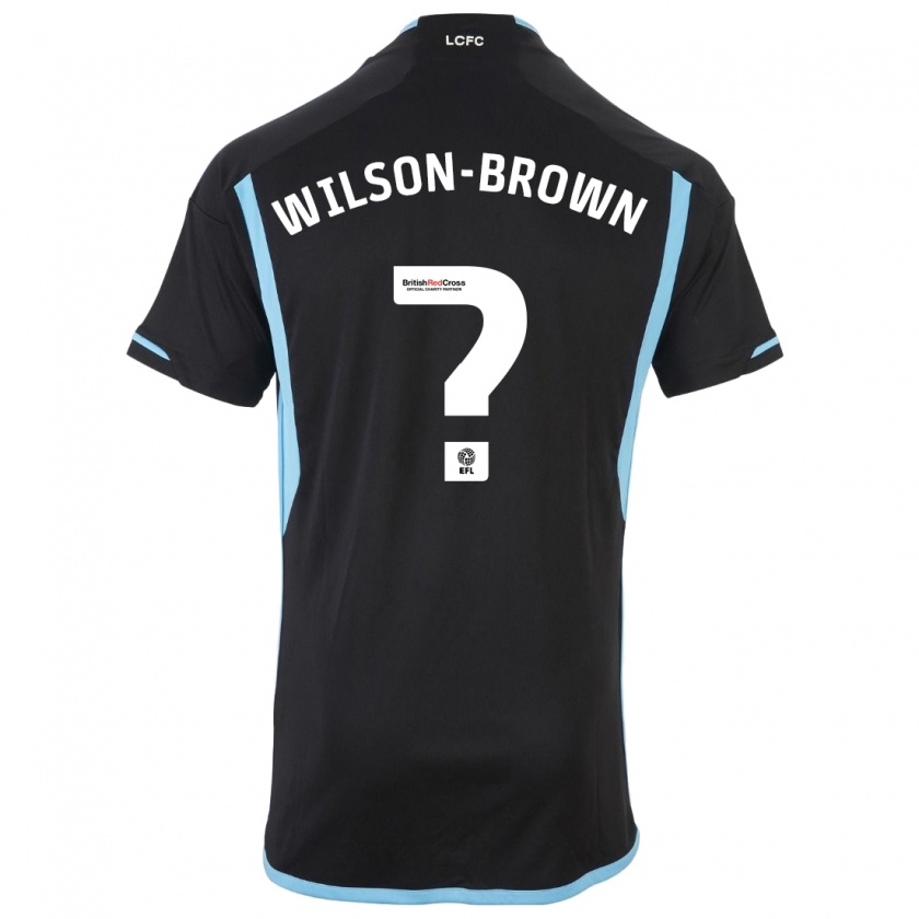 Kandiny Heren Thomas Wilson-Brown #0 Zwart Uitshirt Uittenue 2023/24 T-Shirt België