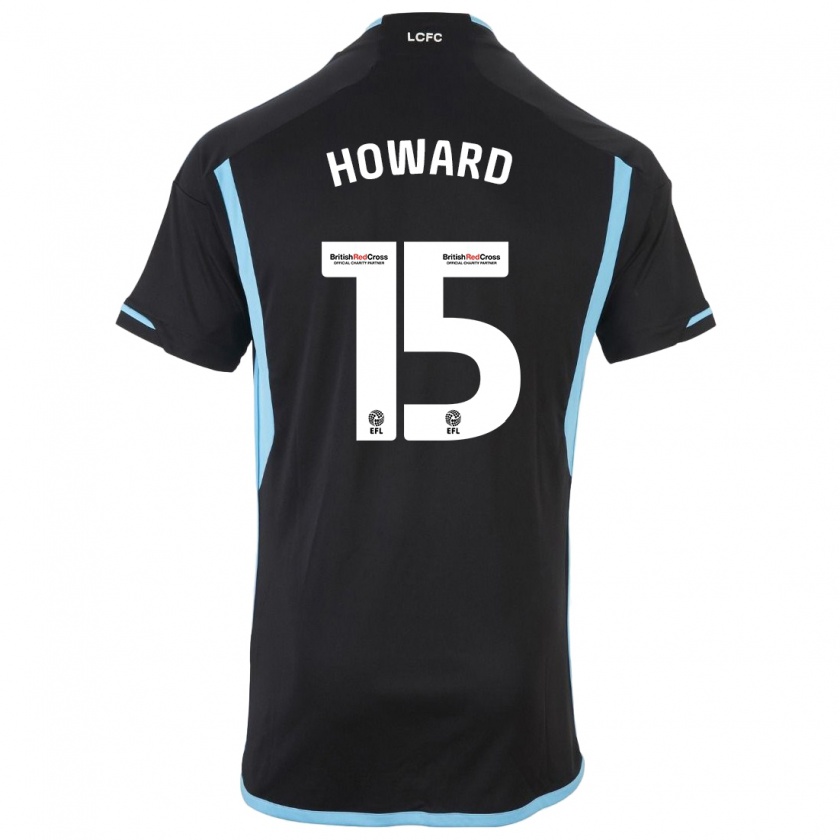 Kandiny Uomo Maglia Sophie Howard #15 Nero Kit Gara Away 2023/24 Maglietta