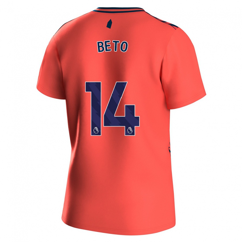 Kandiny Heren Beto #14 Koraal Uitshirt Uittenue 2023/24 T-Shirt België