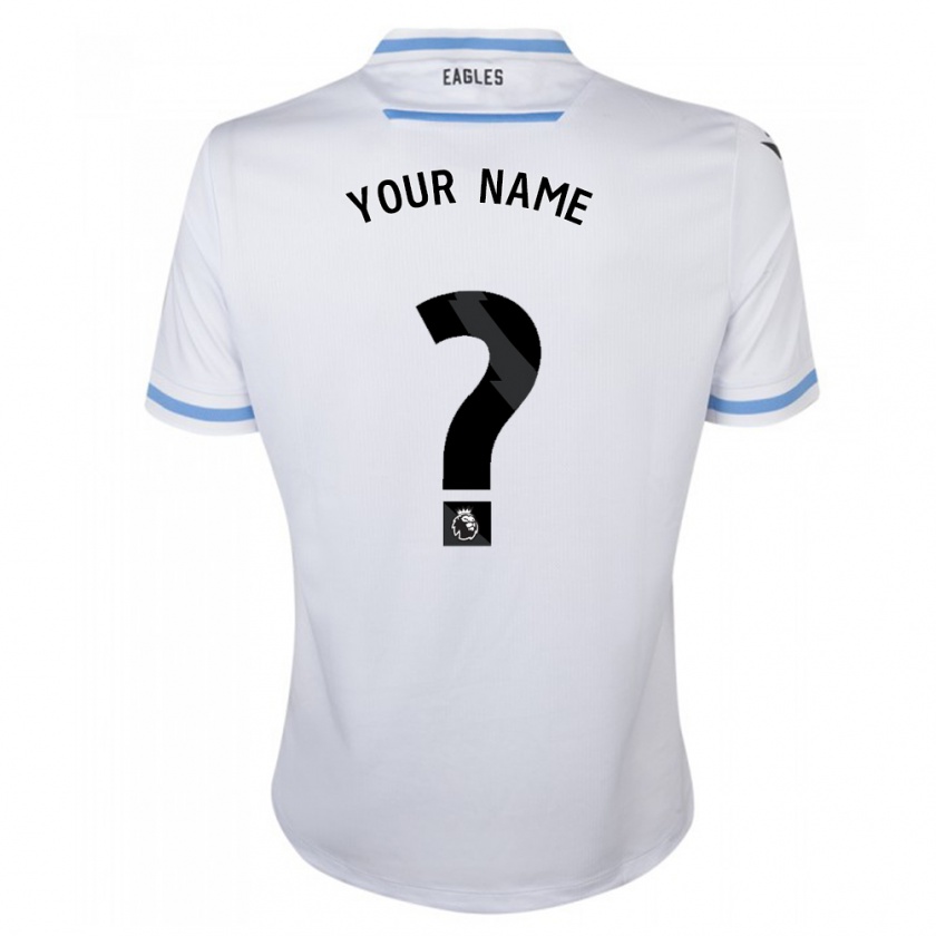 Kandiny Uomo Maglia Il Tuo Nome #0 Bianco Kit Gara Away 2023/24 Maglietta