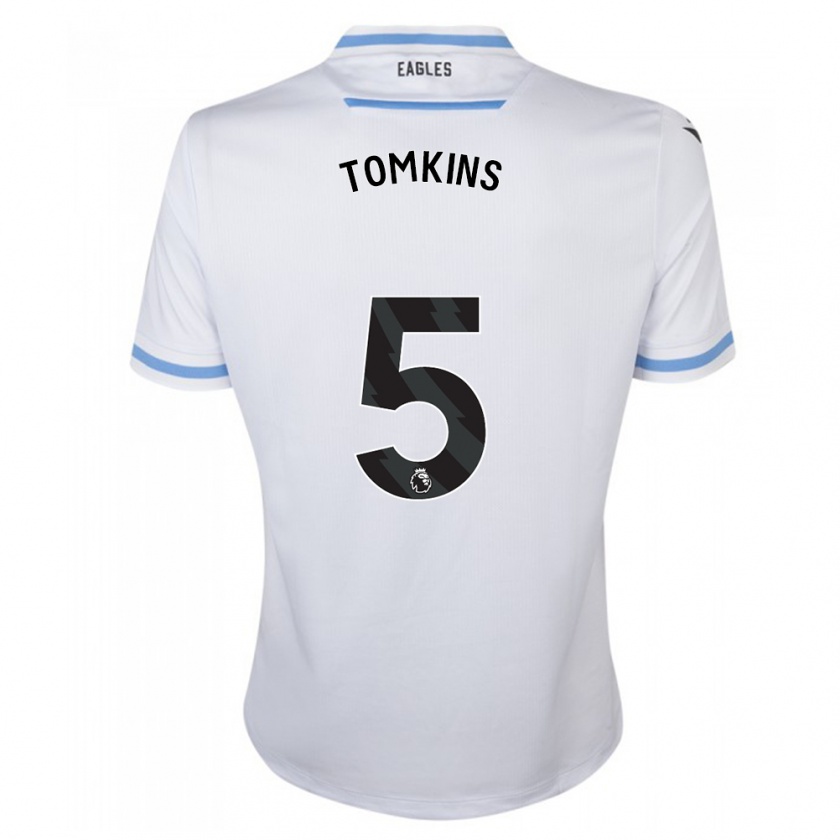 Kandiny Heren James Tomkins #5 Wit Uitshirt Uittenue 2023/24 T-Shirt België