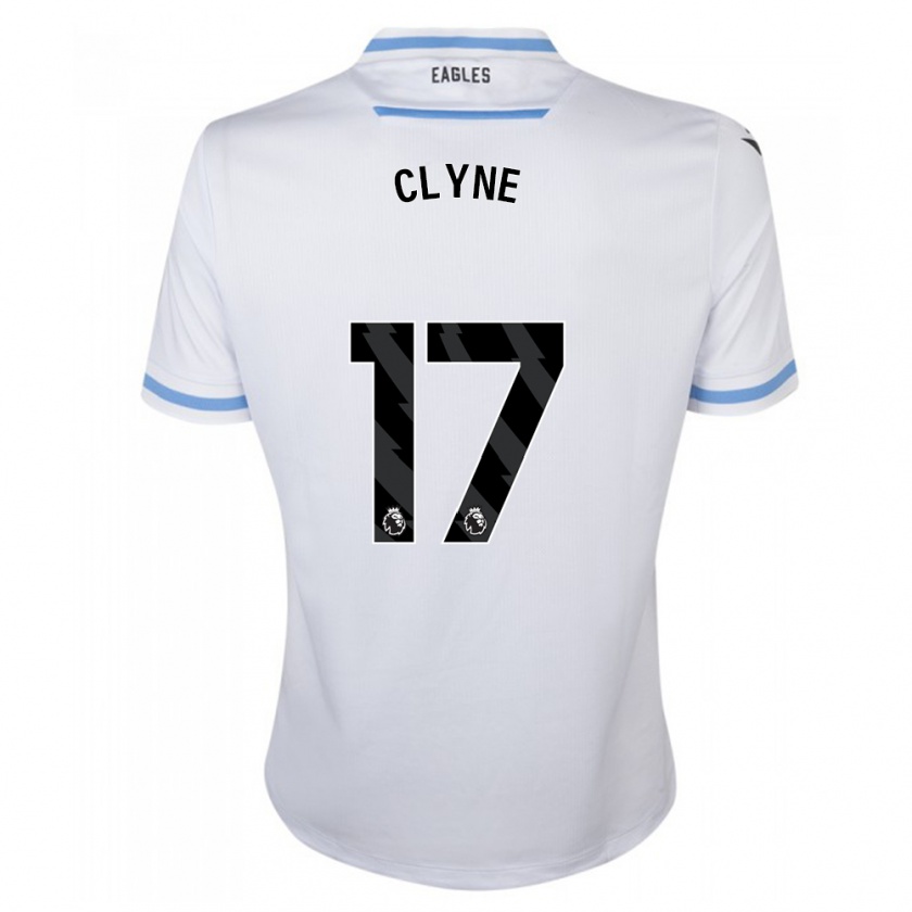 Kandiny Uomo Maglia Nathaniel Clyne #17 Bianco Kit Gara Away 2023/24 Maglietta