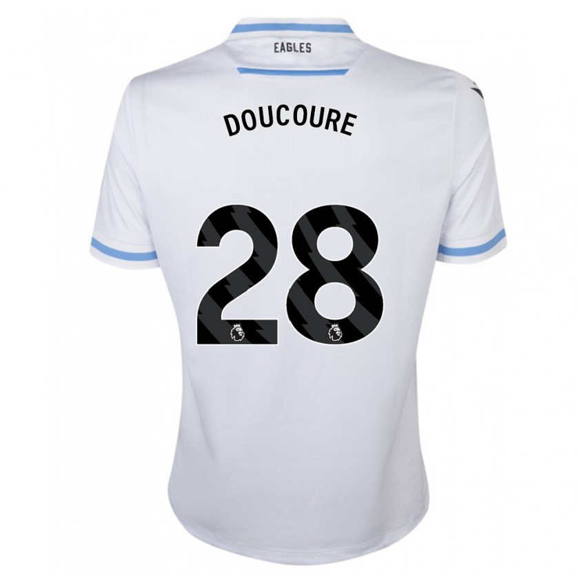 Kandiny Hombre Camiseta Cheick Doucouré #28 Blanco 2ª Equipación 2023/24 La Camisa