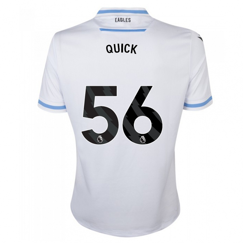 Kandiny Hombre Camiseta Daniel Quick #56 Blanco 2ª Equipación 2023/24 La Camisa