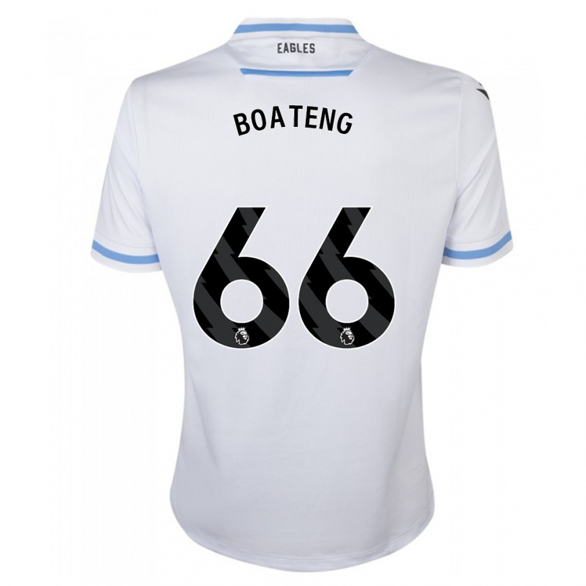 Kandiny Heren David Boateng #66 Wit Uitshirt Uittenue 2023/24 T-Shirt België