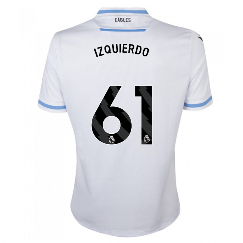 Kandiny Hombre Camiseta Jackson Izquierdo #61 Blanco 2ª Equipación 2023/24 La Camisa