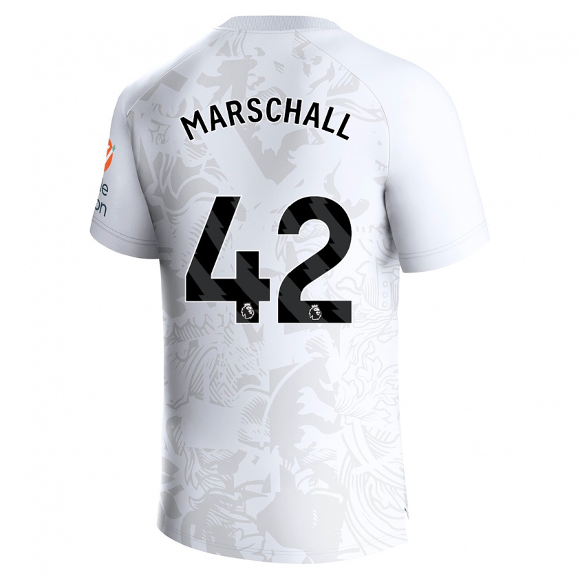 Kandiny Uomo Maglia Filip Marschall #42 Bianco Kit Gara Away 2023/24 Maglietta