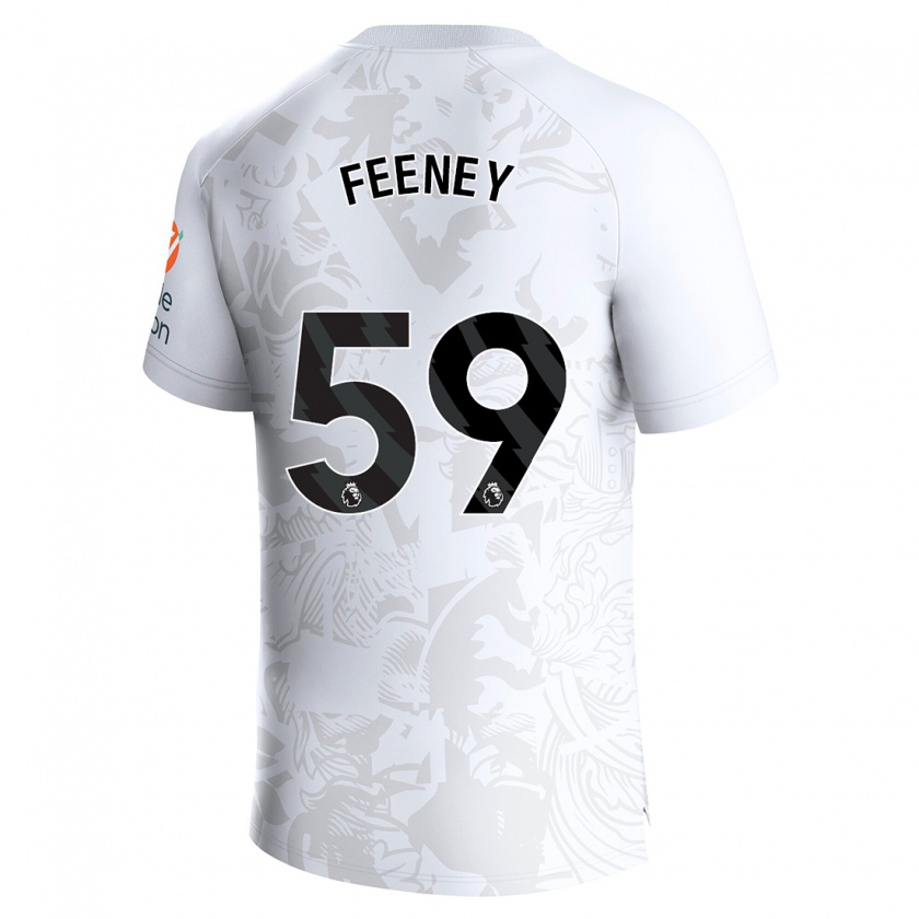 Kandiny Heren Josh Feeney #59 Wit Uitshirt Uittenue 2023/24 T-Shirt België