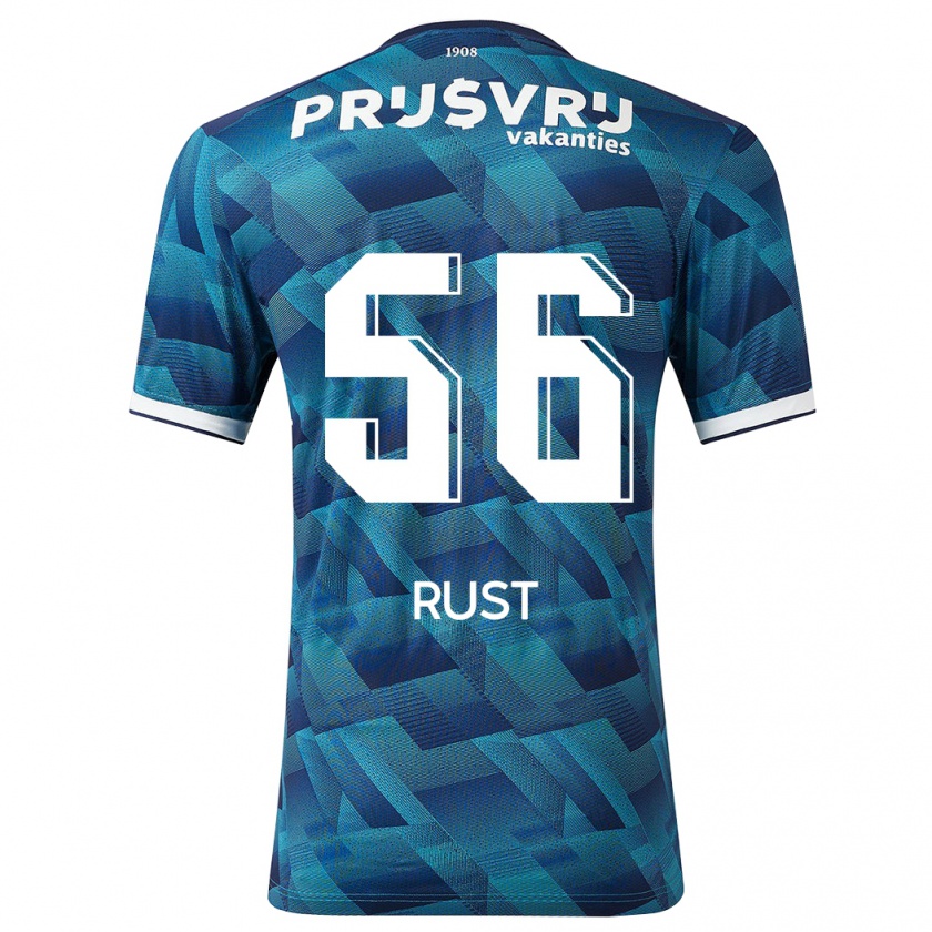 Kandiny Herren Fabiano Rust #56 Blau Auswärtstrikot Trikot 2023/24 T-Shirt Österreich