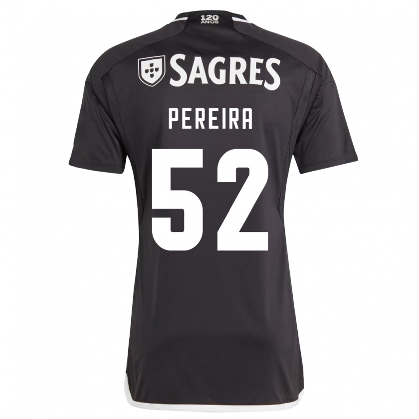 Kandiny Heren Henrique Pereira #52 Zwart Uitshirt Uittenue 2023/24 T-Shirt België