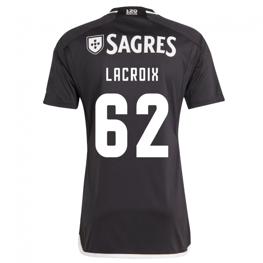 Kandiny Uomo Maglia Lenny Lacroix #62 Nero Kit Gara Away 2023/24 Maglietta