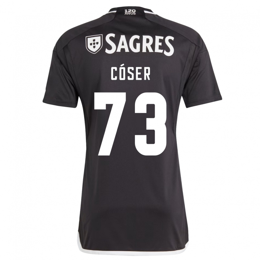 Kandiny Hombre Camiseta Tiago Cóser #73 Negro 2ª Equipación 2023/24 La Camisa