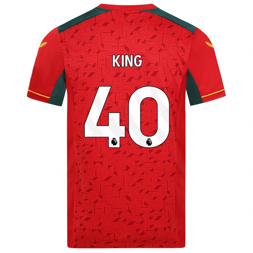 Kandiny Donna Maglia Tom King #40 Rosso Kit Gara Away 2023/24 Maglietta