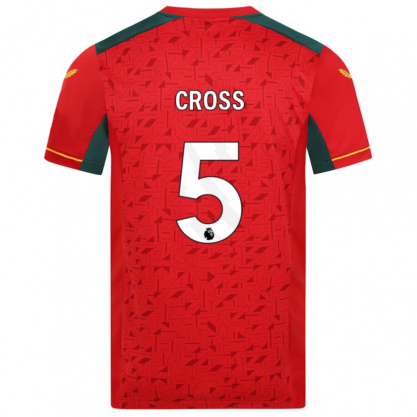 Kandiny Mujer Camiseta Emma Cross #5 Rojo 2ª Equipación 2023/24 La Camisa México