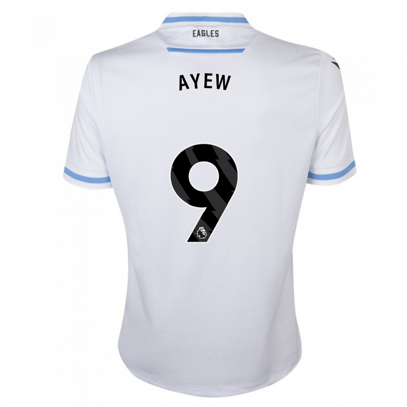 Kandiny Donna Maglia Ayew #9 Bianco Kit Gara Away 2023/24 Maglietta