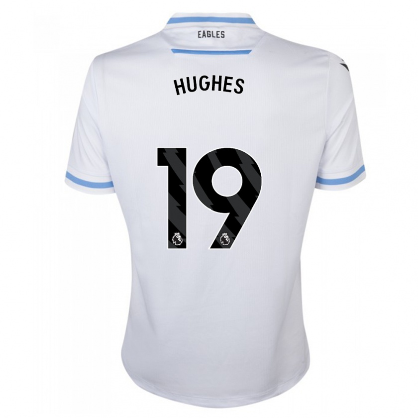 Kandiny Donna Maglia Will Hughes #19 Bianco Kit Gara Away 2023/24 Maglietta