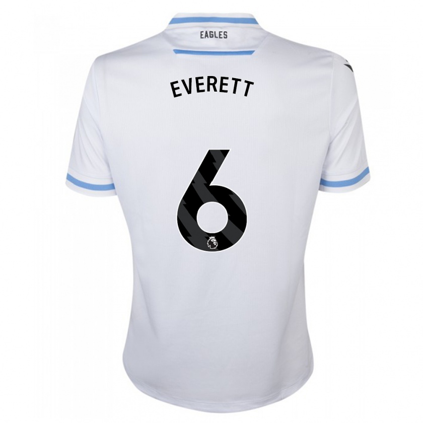 Kandiny Mujer Camiseta Aimee Everett #6 Blanco 2ª Equipación 2023/24 La Camisa