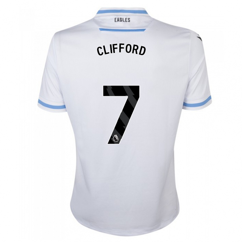 Kandiny Mujer Camiseta Charley Clifford #7 Blanco 2ª Equipación 2023/24 La Camisa