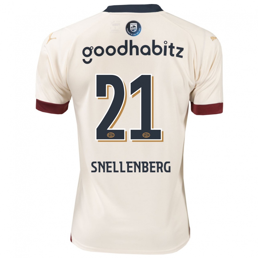 Kandiny Donna Maglia Maxime Snellenberg #21 Bianco Blu Kit Gara Away 2023/24 Maglietta