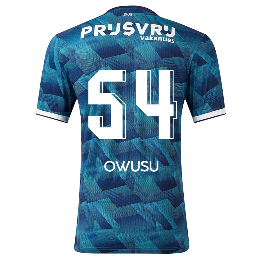 Kandiny Damen Denzel Owusu #54 Blau Auswärtstrikot Trikot 2023/24 T-Shirt Österreich