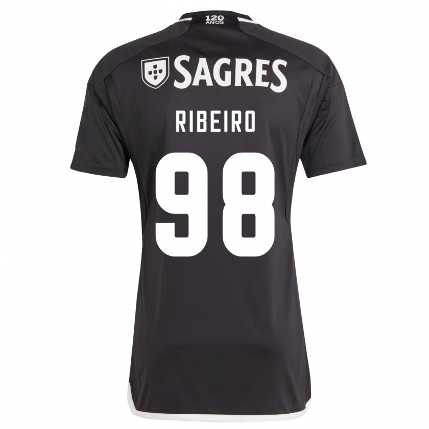 Kandiny Donna Maglia Ricardo Ribeiro #98 Nero Kit Gara Away 2023/24 Maglietta