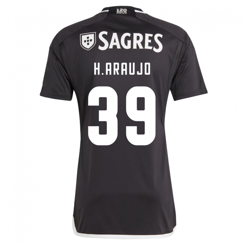 Kandiny Dames Henrique Araujo #39 Zwart Uitshirt Uittenue 2023/24 T-Shirt België