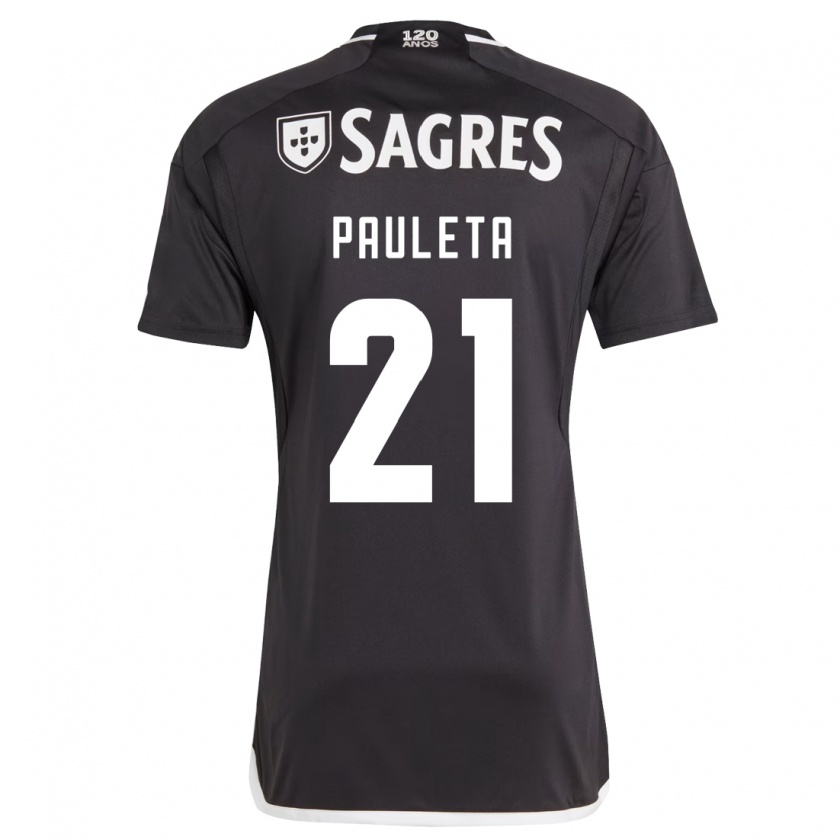 Kandiny Donna Maglia Pauleta #21 Nero Kit Gara Away 2023/24 Maglietta