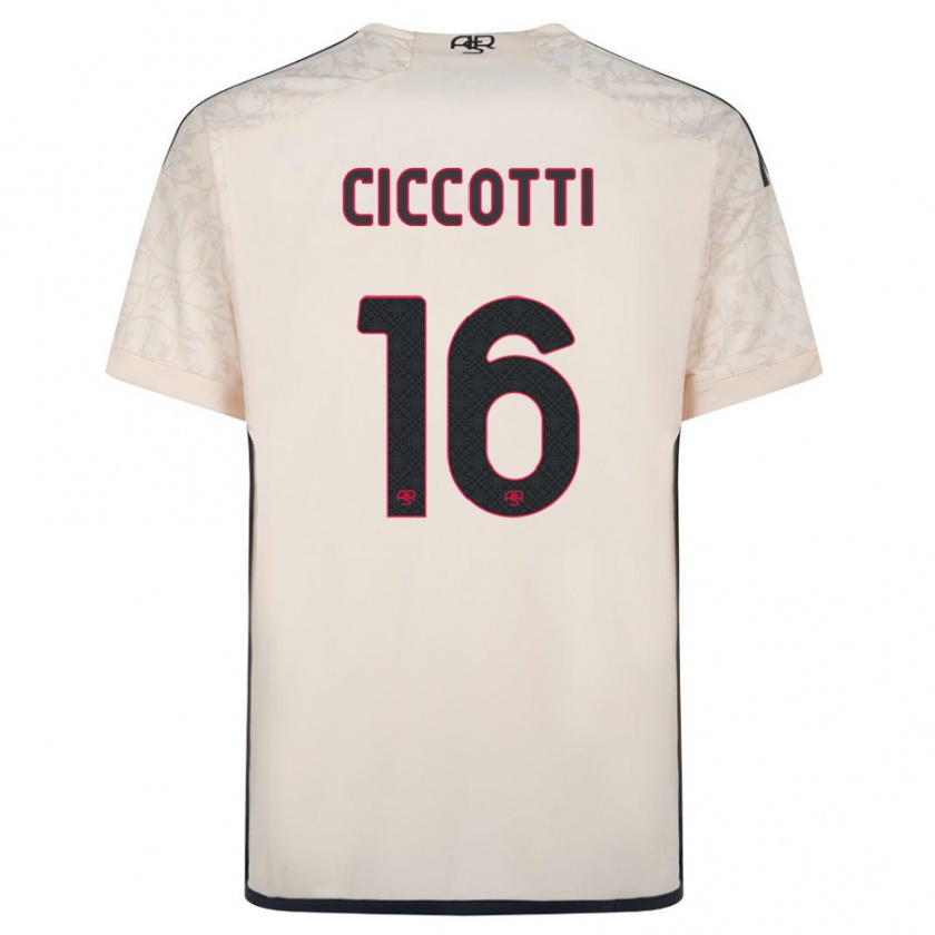 Kandiny Damen Claudia Ciccotti #16 Cremefarben Auswärtstrikot Trikot 2023/24 T-Shirt Österreich