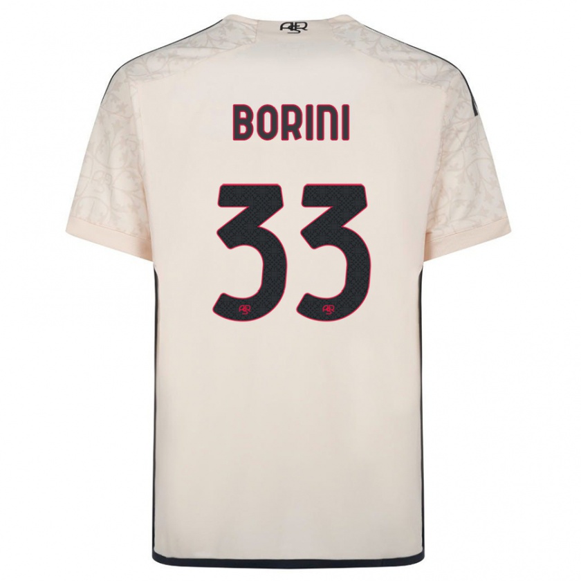 Kandiny Donna Maglia Joyce Borini #33 Bianco Blu Kit Gara Away 2023/24 Maglietta