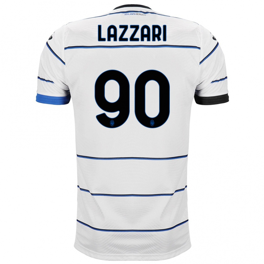 Kandiny Donna Maglia Ilaria Lazzari #90 Bianco Kit Gara Away 2023/24 Maglietta