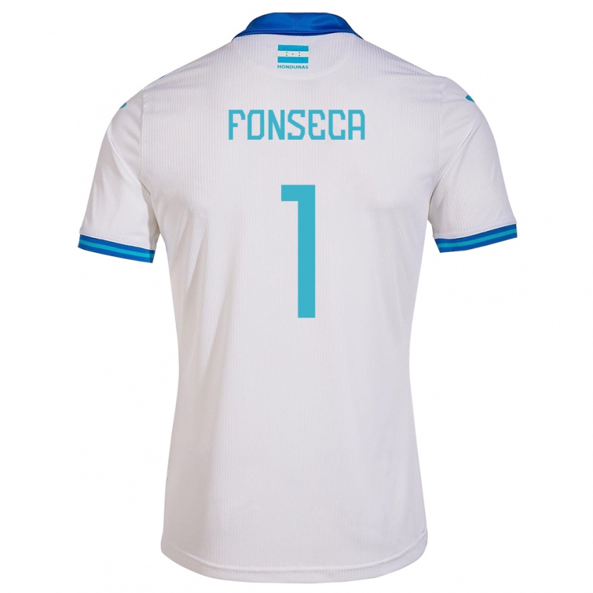 Kandiny Niño Camiseta Honduras Harold Fonseca #1 Blanco 1ª Equipación 24-26 La Camisa México